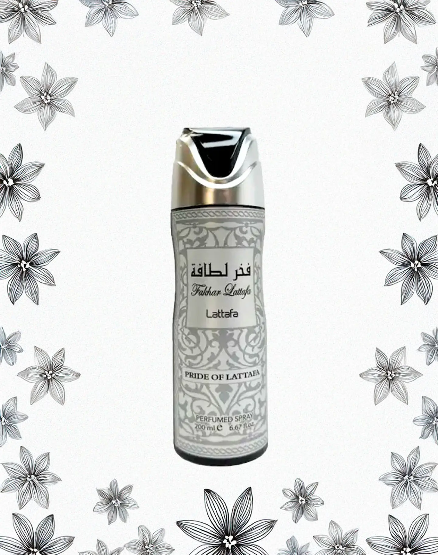 Desodorante Lataffa Fakhar Silver  200 ml 2