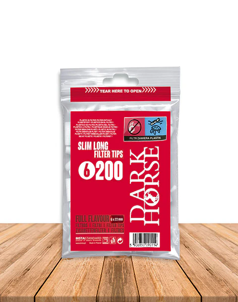 Filtro Dark Horse Slim long 200 unidades