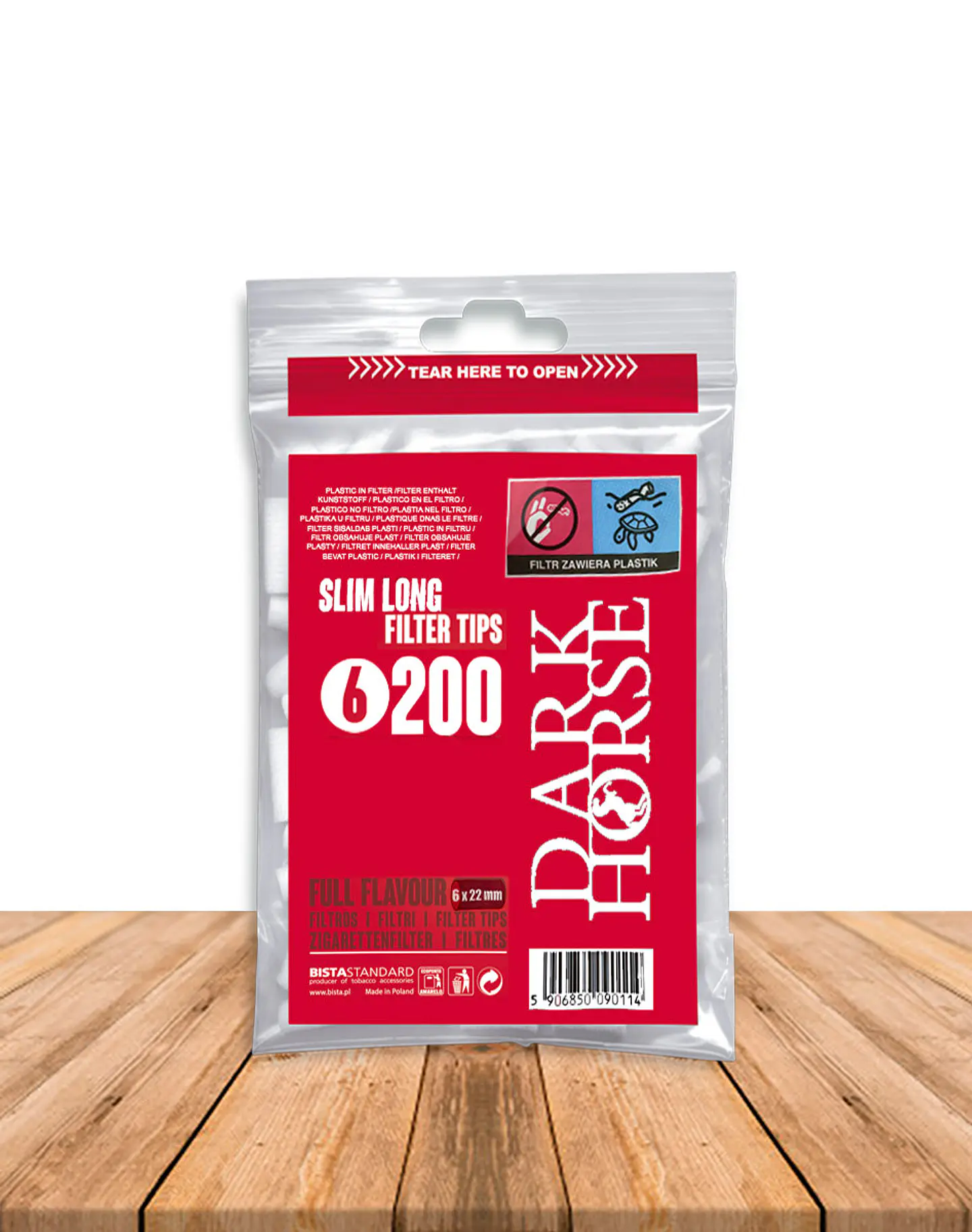 Filtro Dark Horse Slim long 200 unidades 1
