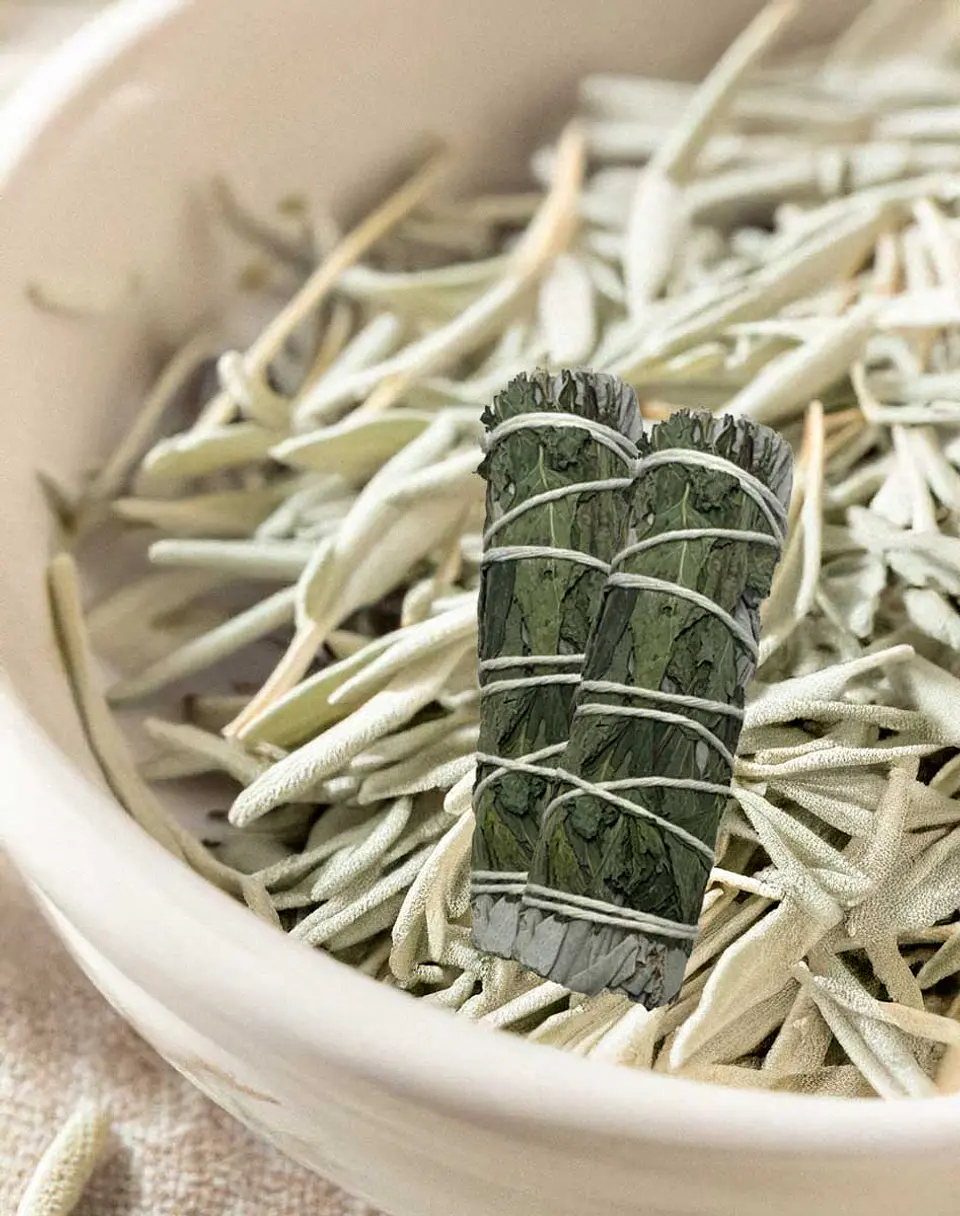 Salvia Blanca Natural con Menta Unidad. 3