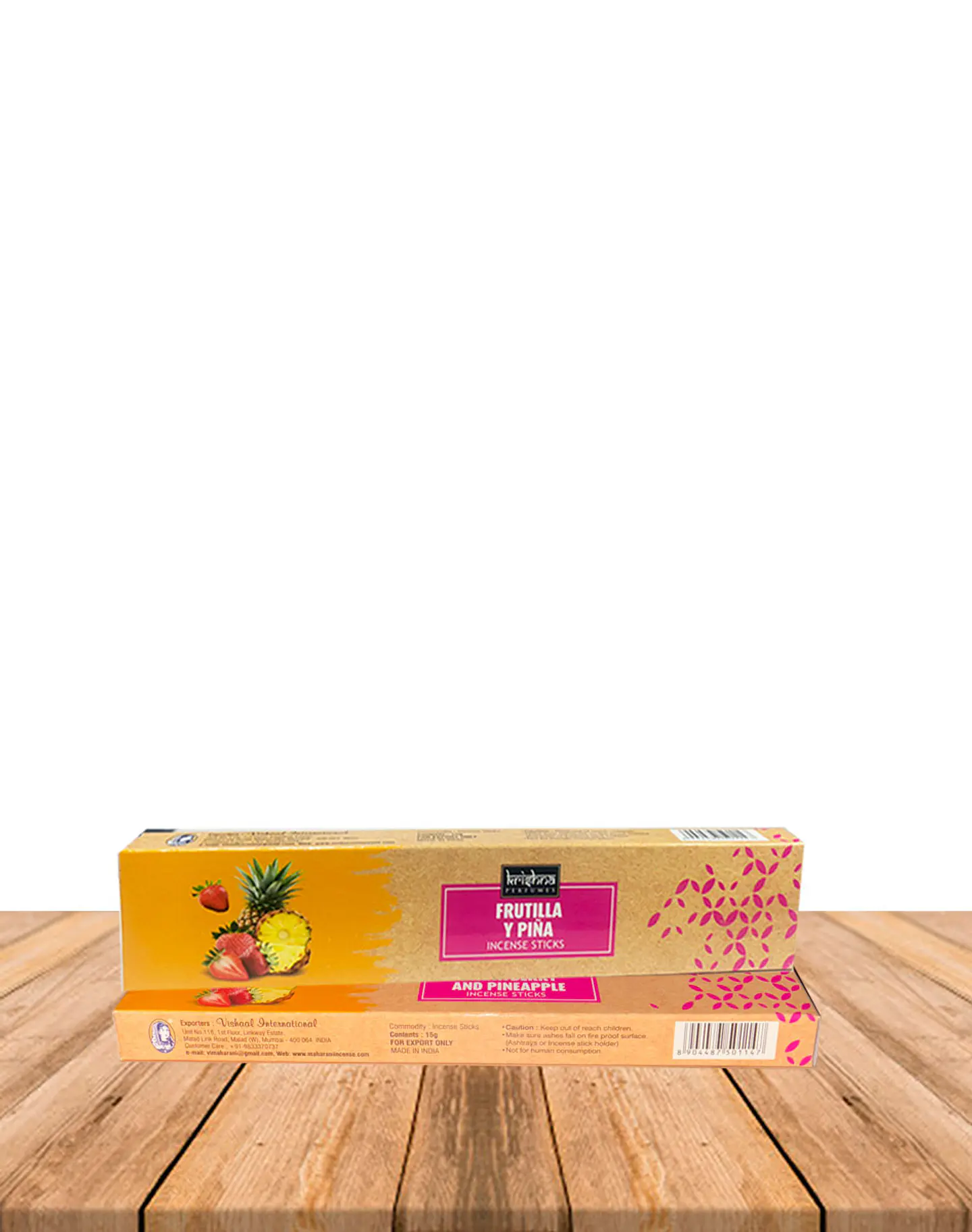 Incienso Krishna Frutilla y Piña 15 grs 2