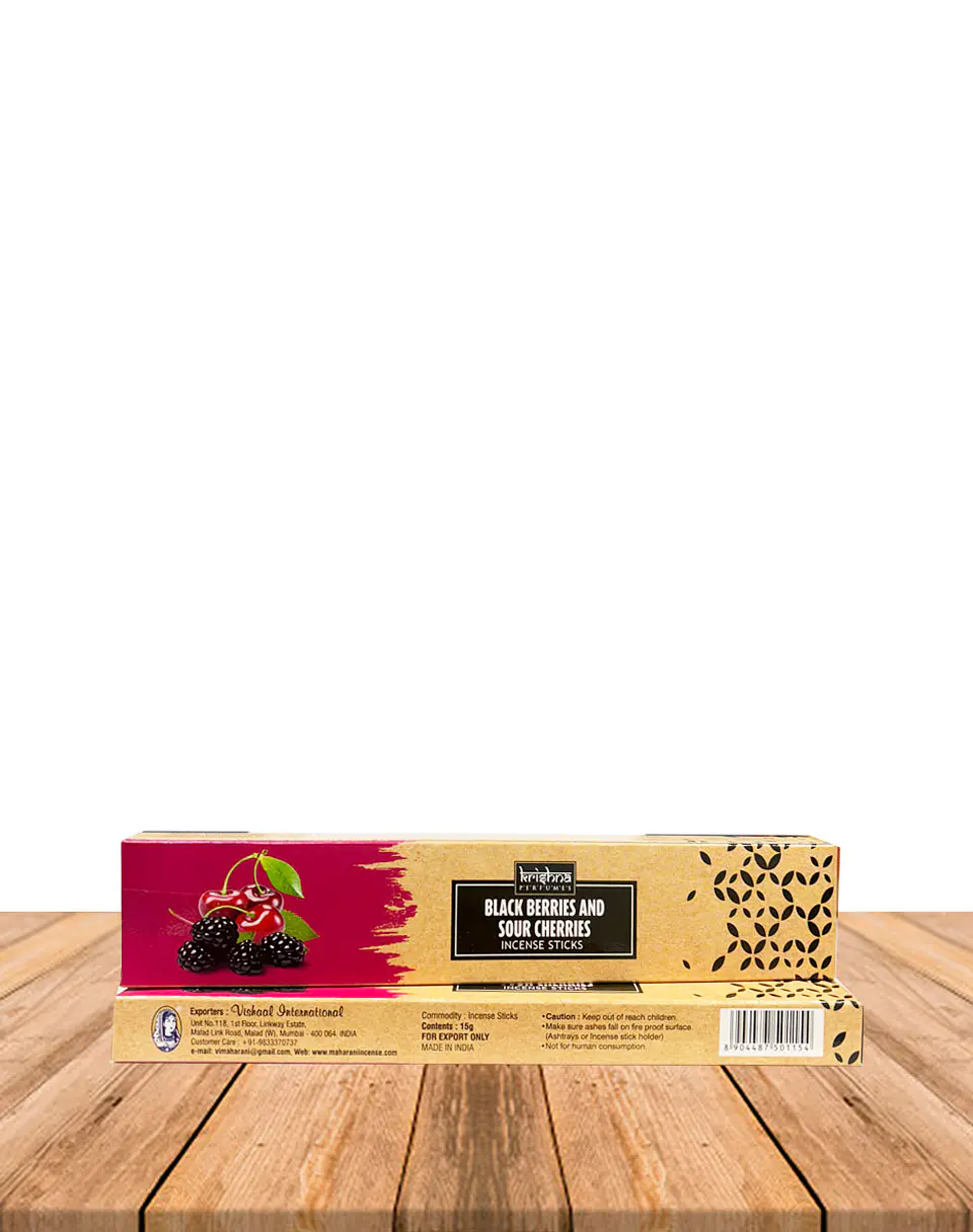 Incienso Krishna Mora Cherry Sour 15 grs 2