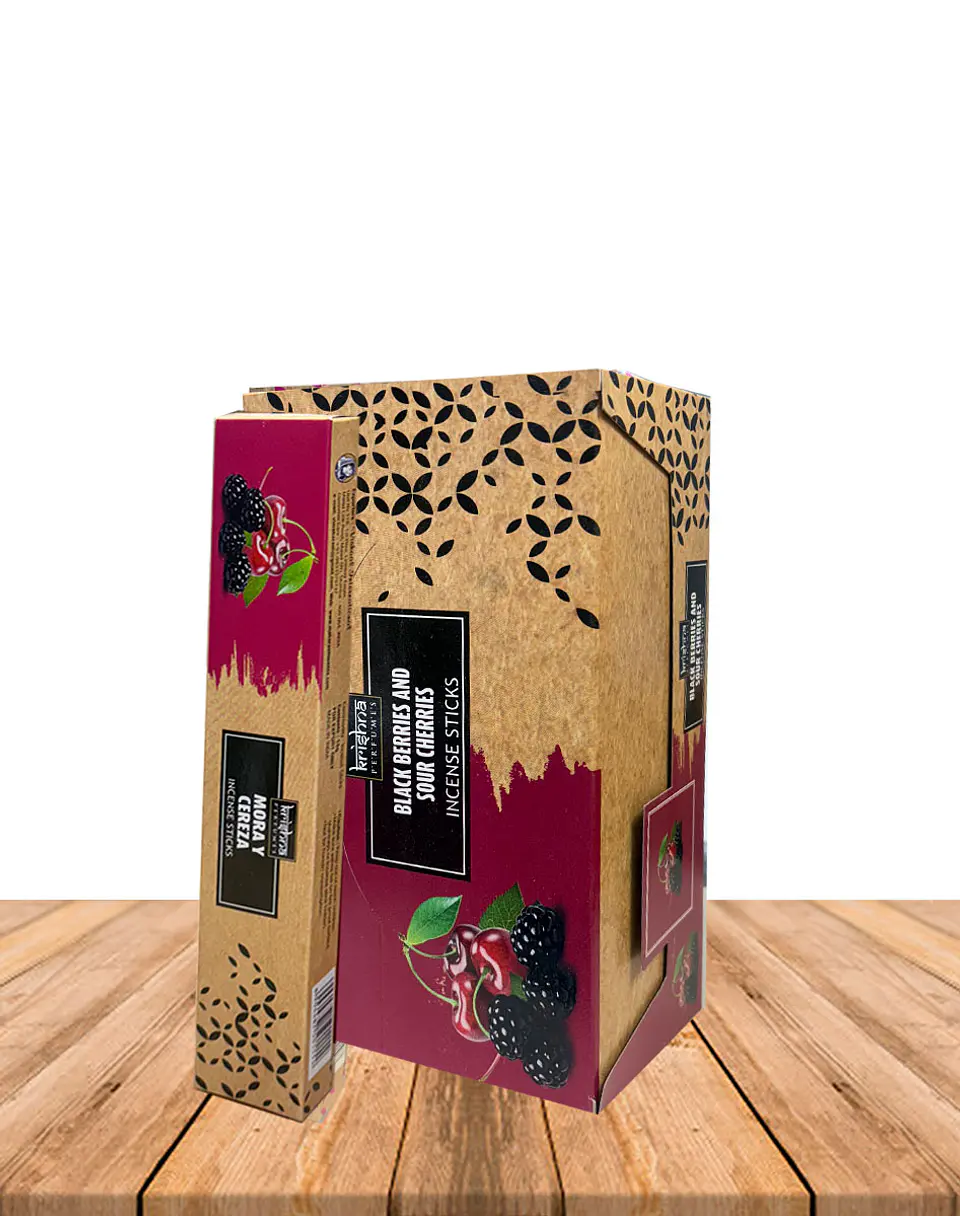 Incienso Krishna Mora Cherry Sour 15 grs 3