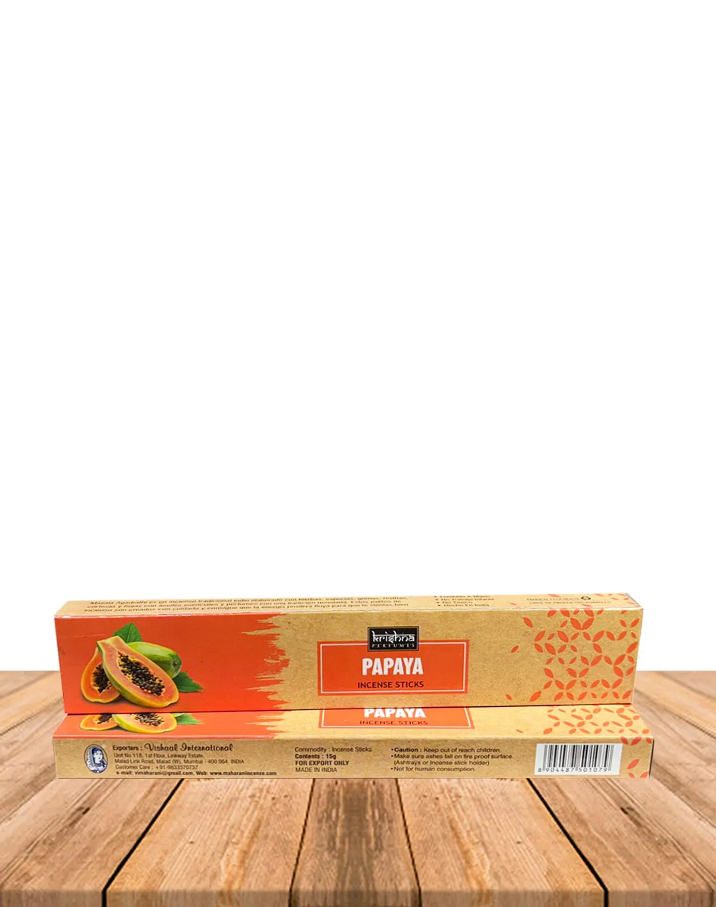 Incienso Krishna Papaya 15 grs 2