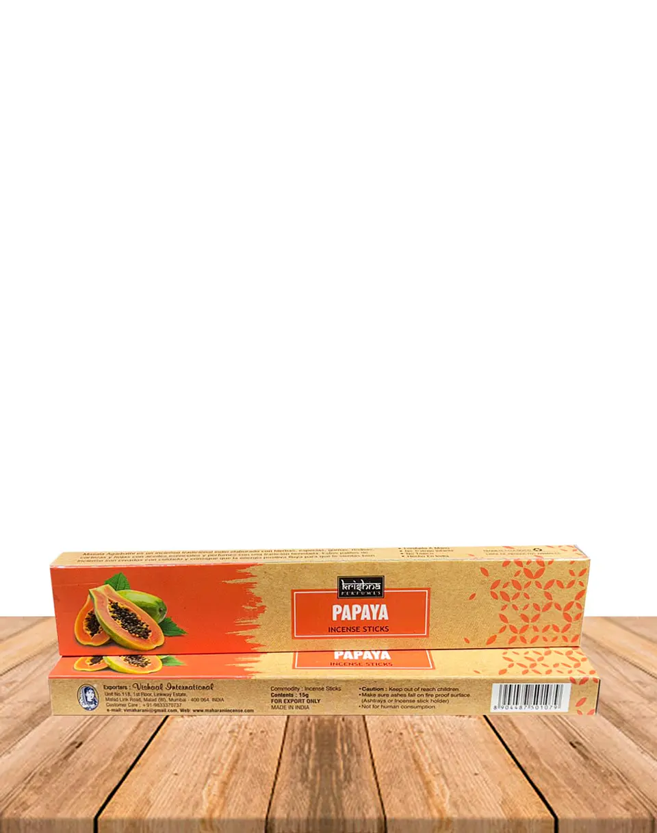 Incienso Krishna Papaya 15 grs 2