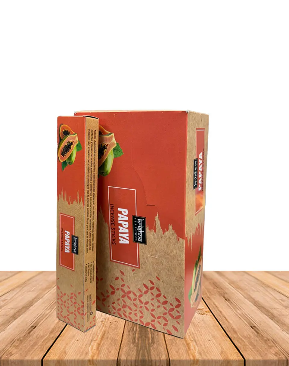 Incienso Krishna Papaya 15 grs 3