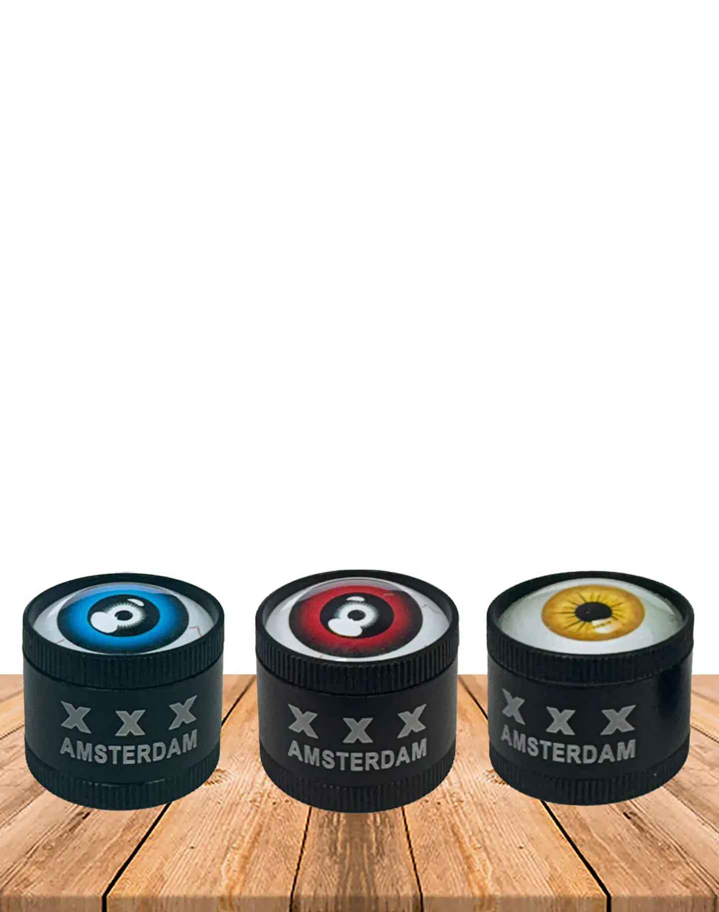 Moledor Metalico Mini Amsterdam 3 Piezas  2