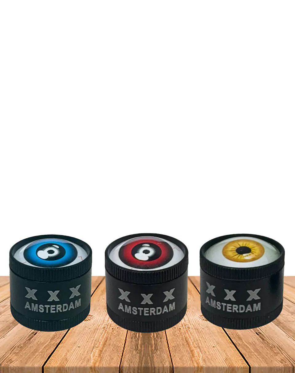 Moledor Metalico Mini Amsterdam 3 Piezas  2
