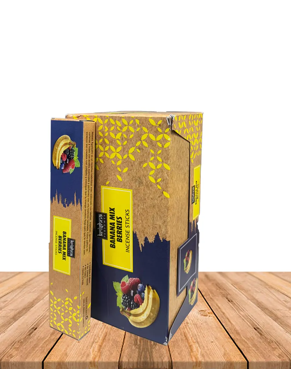 Incienso Krishna Banana Mix Berries 15 grs 3