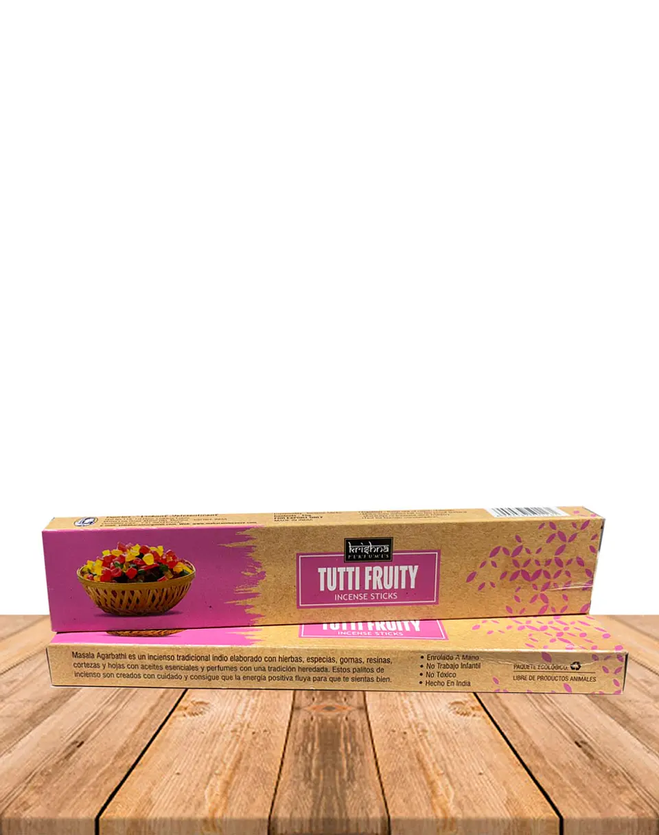 Incienso Krishna Tutti Fruity 15 grs 2