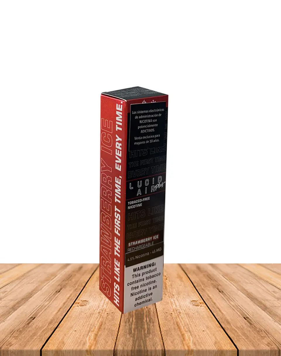 Vaporizador Lucid Air plus Strawberry Ice 2