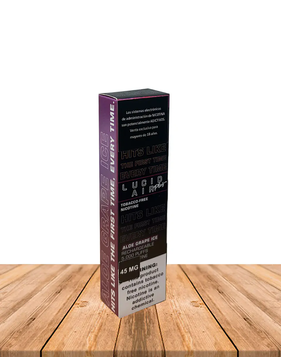 Vaporizador Lucid Air plus Aloe Grape Ice 2