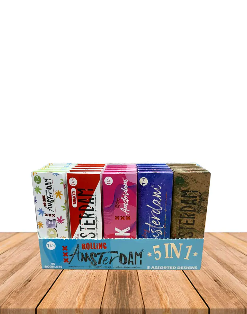 Papel Rolling Amsterdam 5 en 1 / SIN TIPS 3