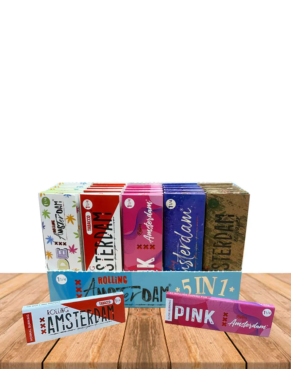 Papel Rolling Amsterdam 5 en 1 / SIN TIPS 1