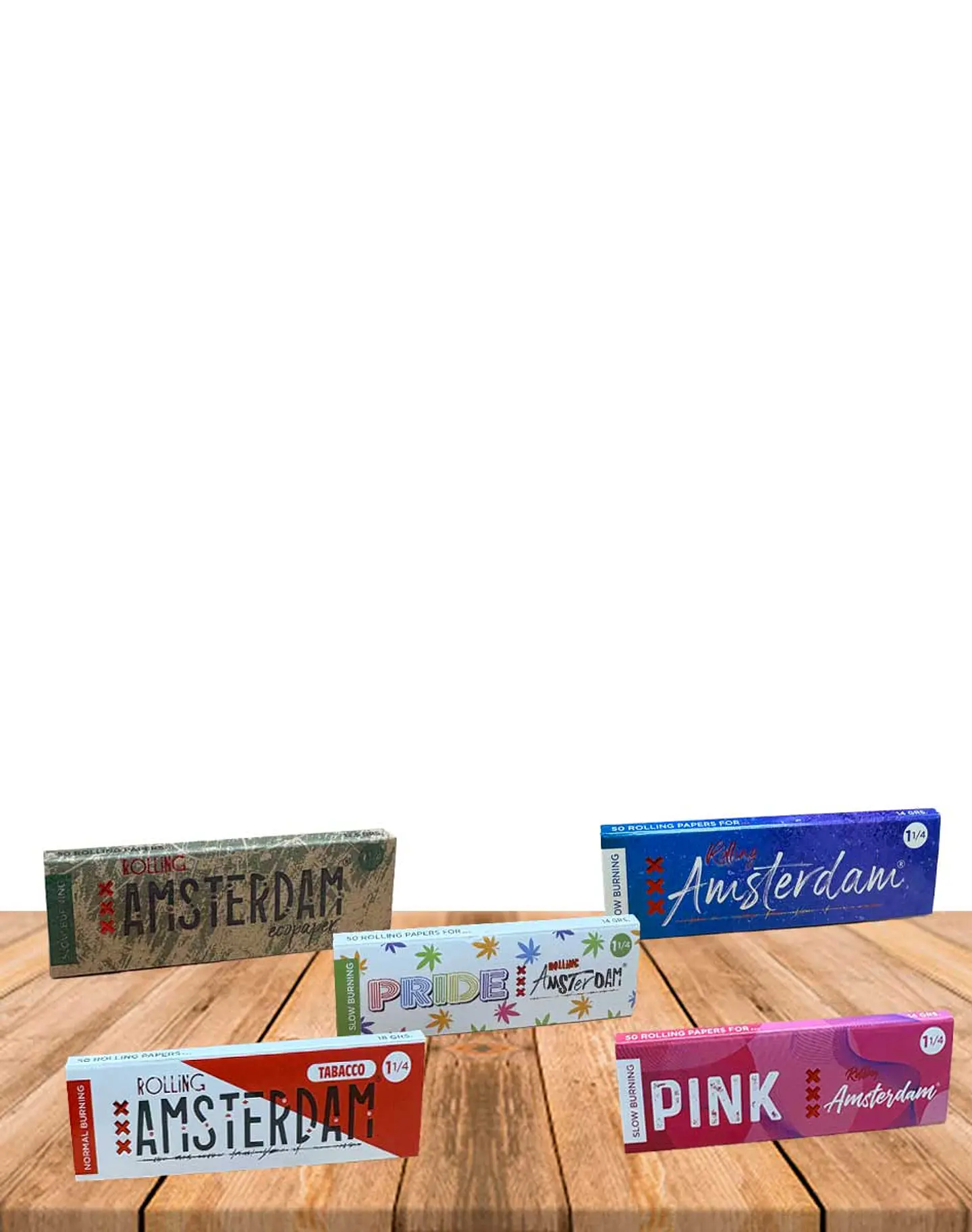 Papel Rolling Amsterdam 5 en 1 / SIN TIPS 2