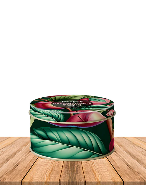 Vela triple mecha aroma Manzana Canela Clavo