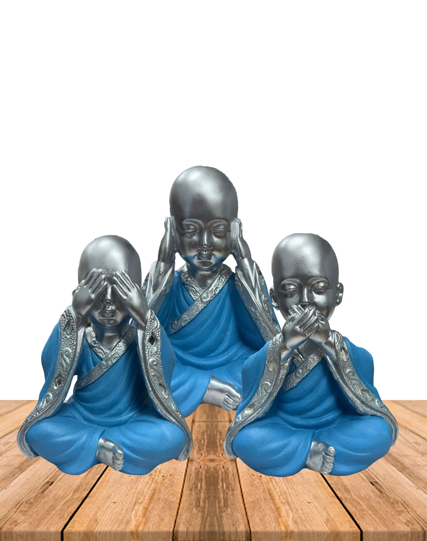 Set Figura Buda  Ciego, Sordo, Mudo JI23-331 1
