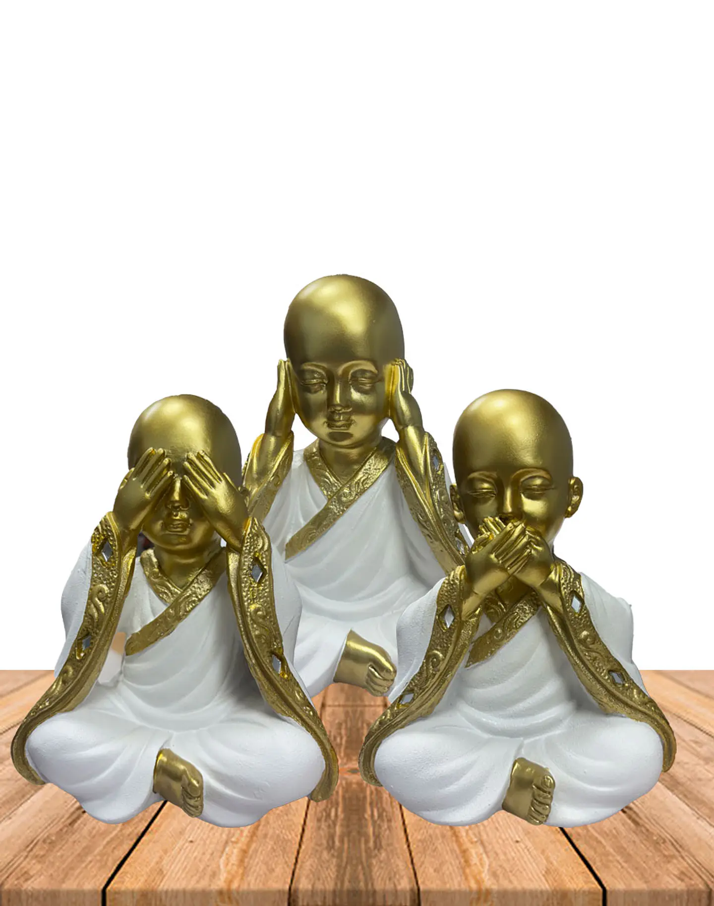 Set Figura Buda  Ciego, Sordo, Mudo JI23-331 2