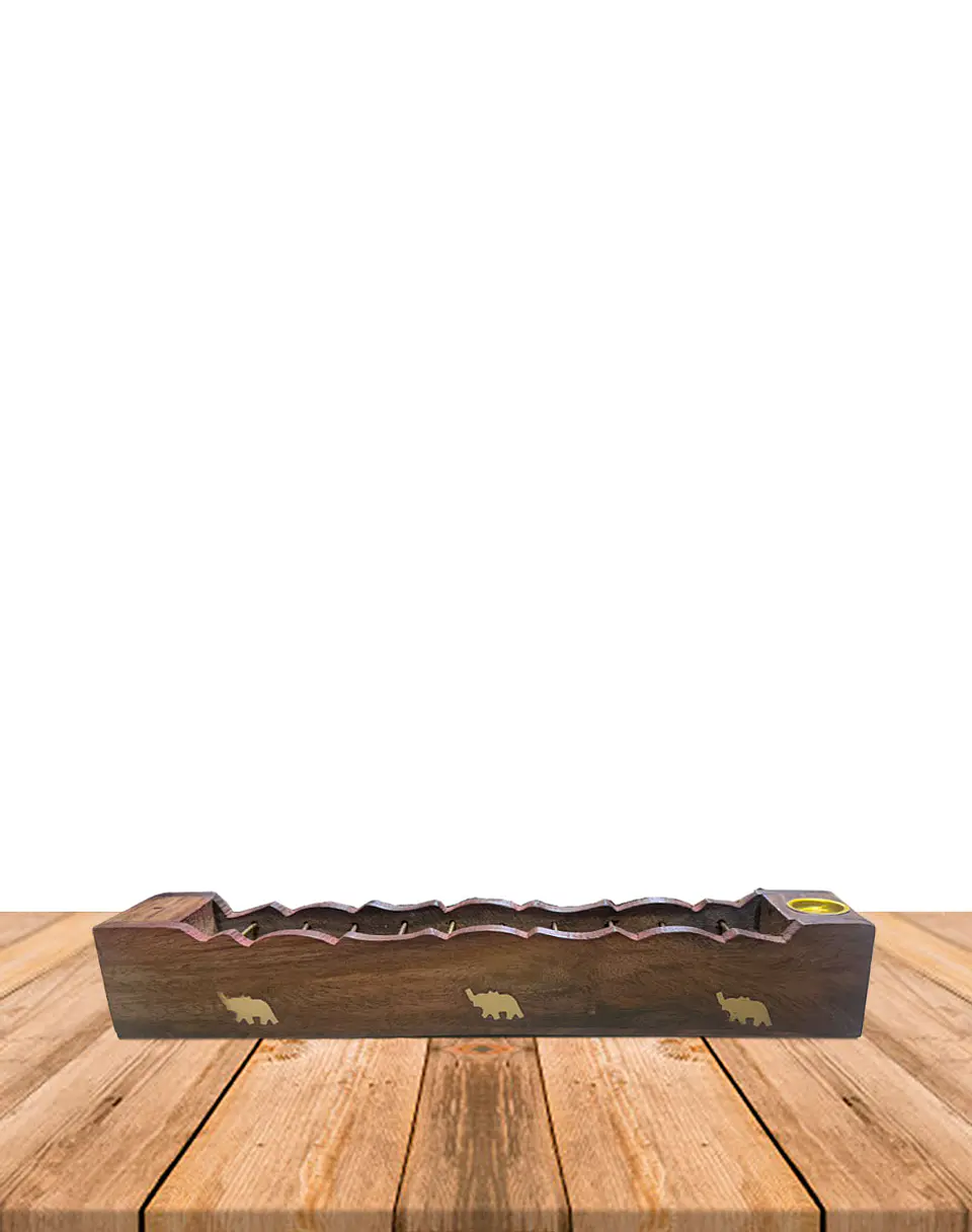 Porta Incienso madera  Diseño  1