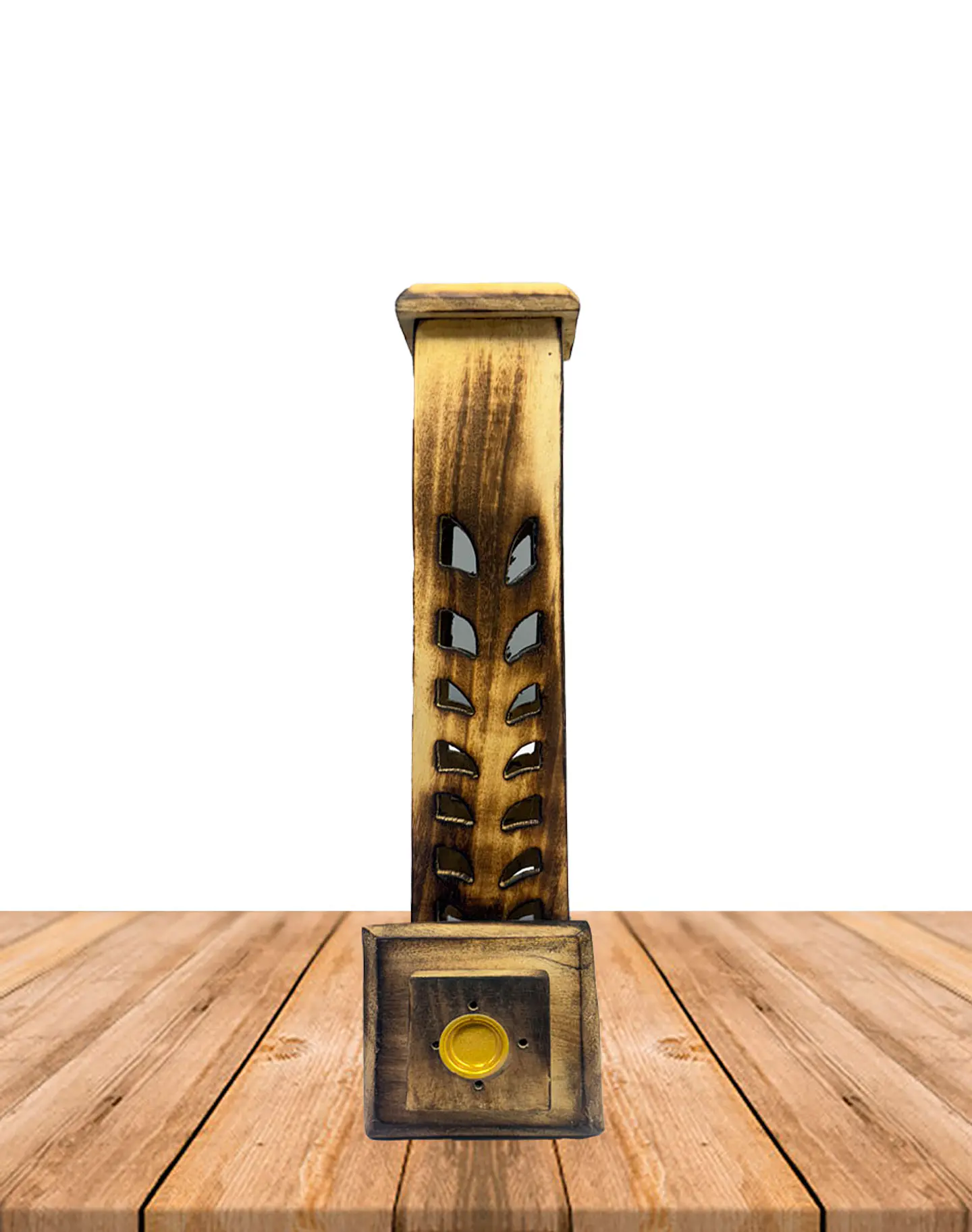 Porta Incienso Torre  Larga Madera B632 2