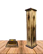 Porta Incienso Torre  Larga Madera B629 - Miniatura 3