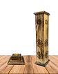Porta Incienso Torre  Larga Madera B625 - Miniatura 2