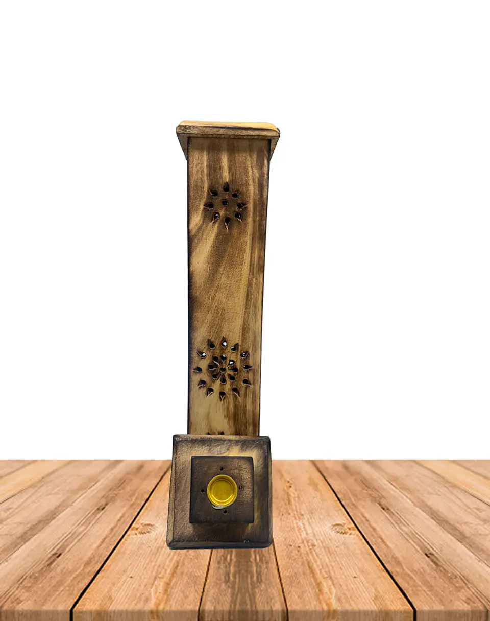 Porta Incienso Torre  Larga Madera B625 3
