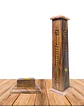 Porta Incienso Torre  Larga Madera B627 - Miniatura 2