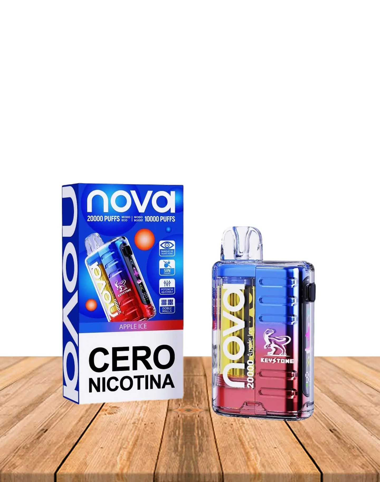 Vaper Desechable 20000 Puff Apple Ice 1