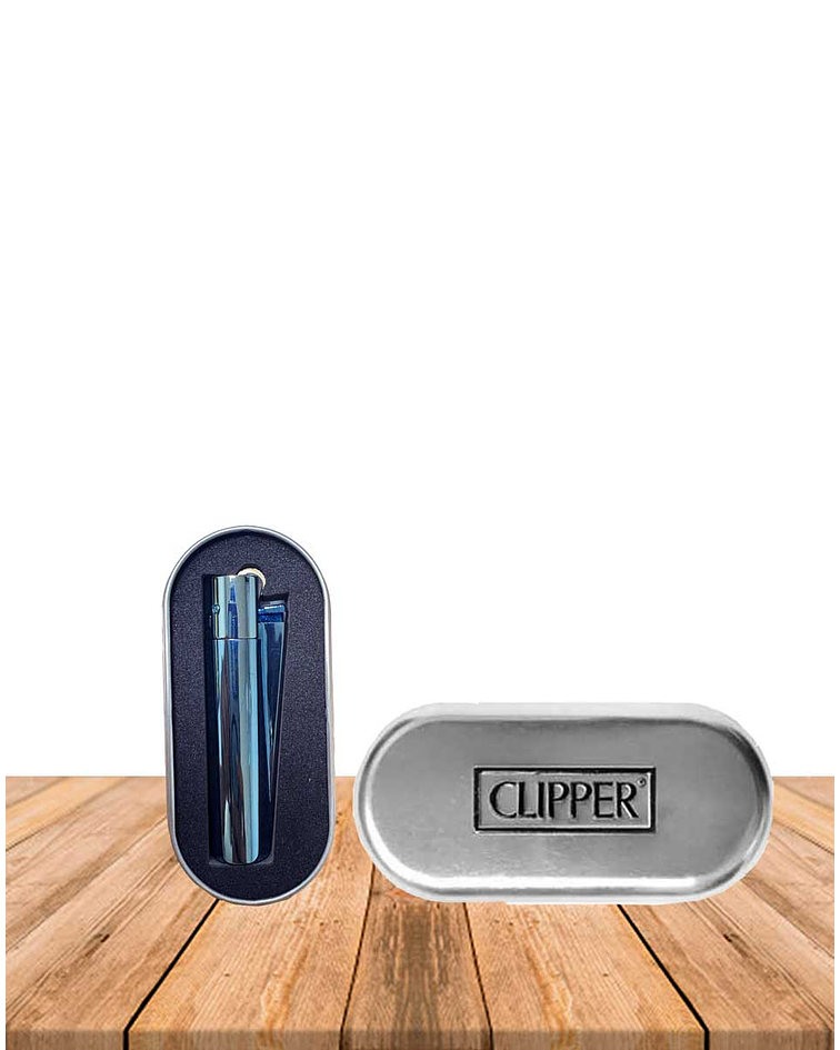 Encendedor Clipper Metálico Deep Blue