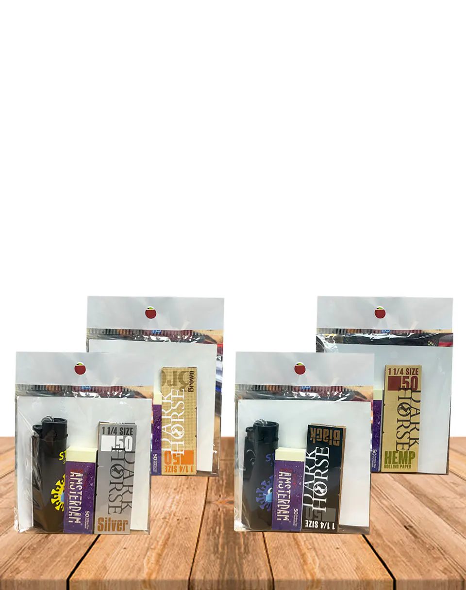 Pack Papelillo + filtro + encendedor 1