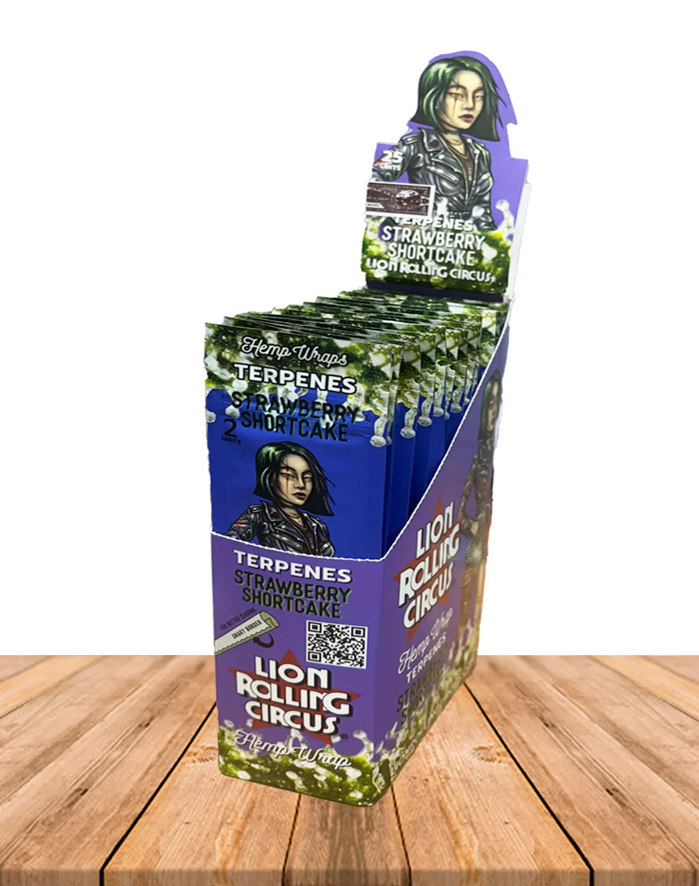 Hemp Wraps con Terpeno Strawberry Shortcake 2