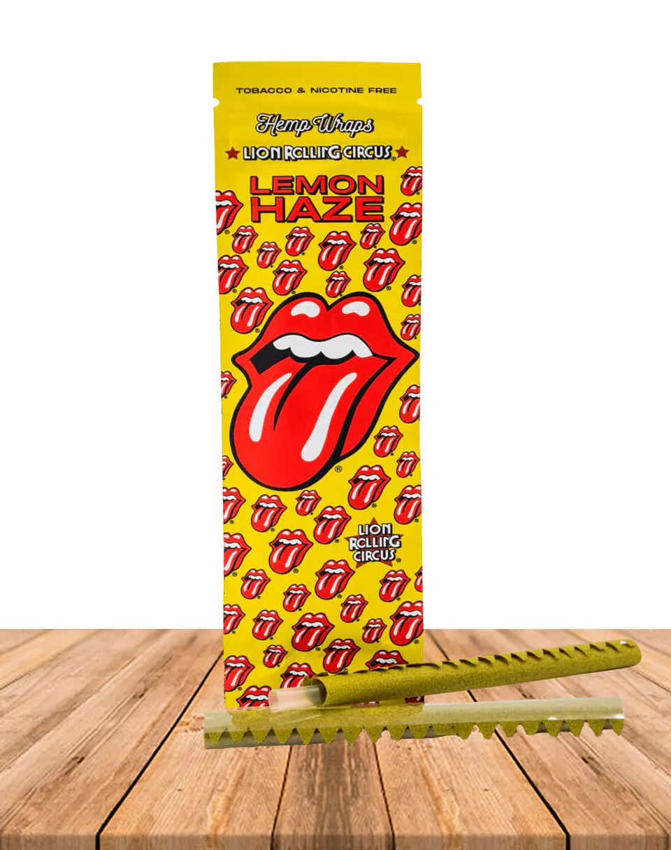 Hemp Wraps Rolling Stones Lemon Haze 1