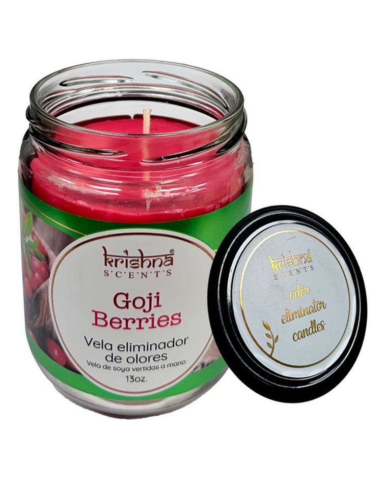 Vela Aromática Eliminador de Olores  Goji Berries