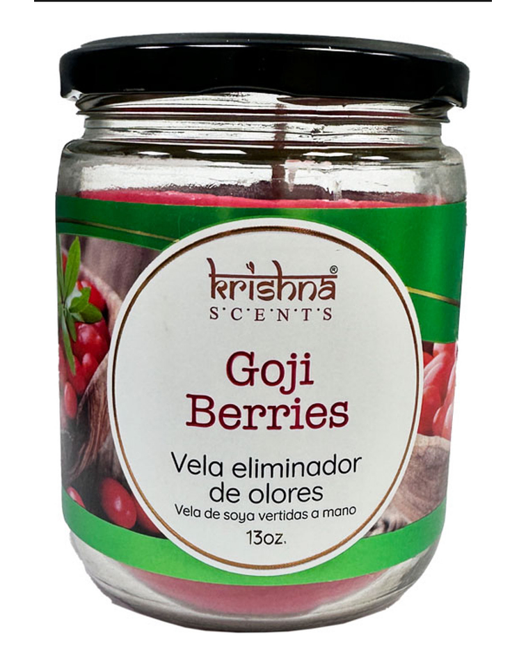 Vela Aromática Eliminador de Olores  Goji Berries