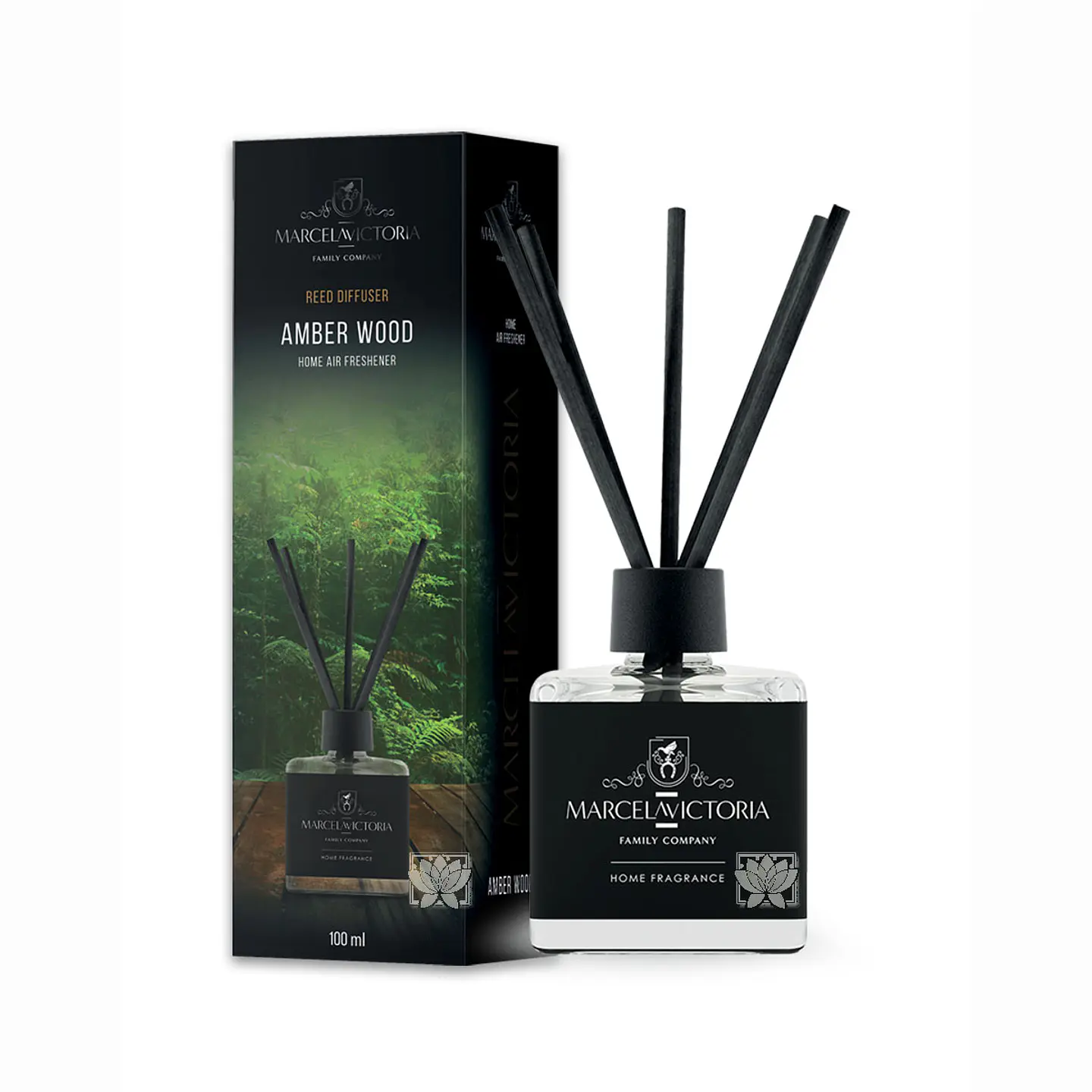  Difusor  Ambiental Amber Wood Marcela Victoria 100ml 3