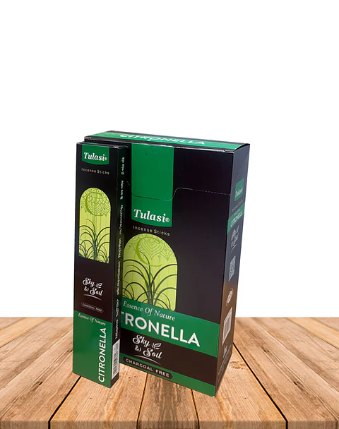 Incienso Tulasi Sky & Soil Citronela