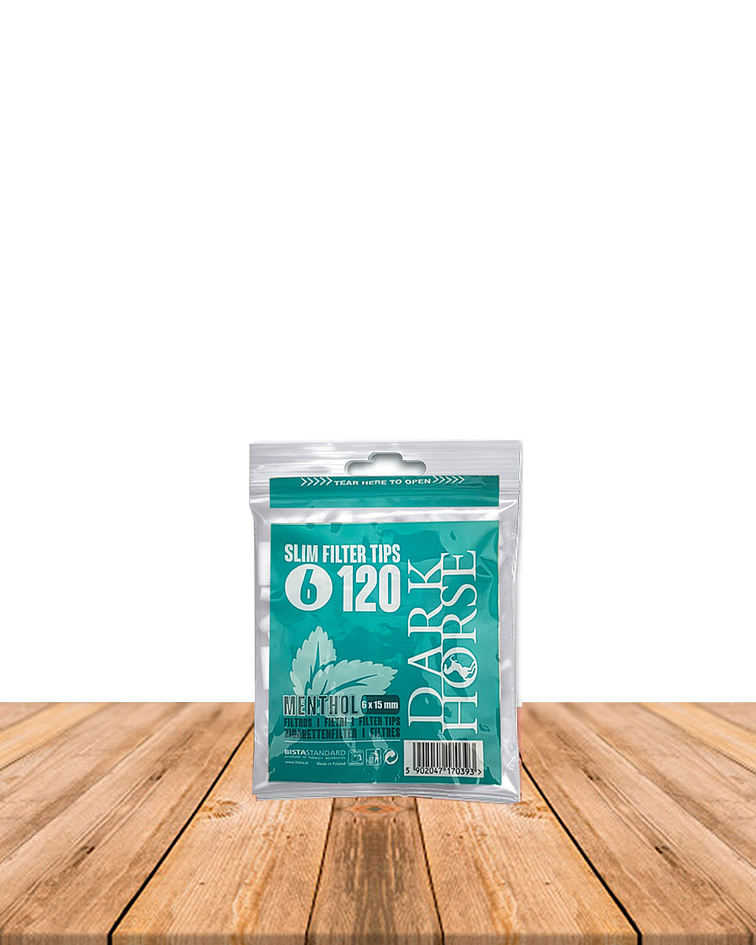 Dark Horse Filtro Slim 120 Slim Menthol 