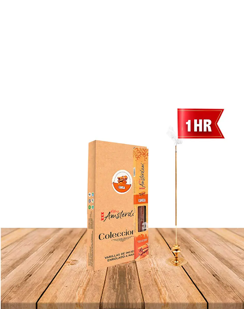 Incienso Jardin Rolling Amsterdam 20 Cm Canela 1