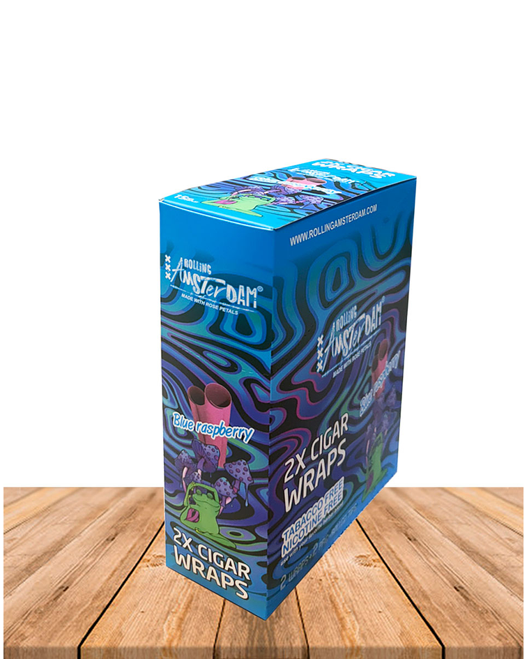 Cigar Wrap Frambuesa Azul Rolling Amsterdam
