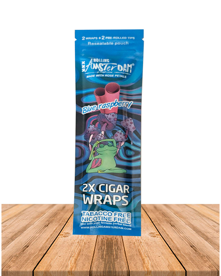 Cigar Wrap Frambuesa Azul Rolling Amsterdam