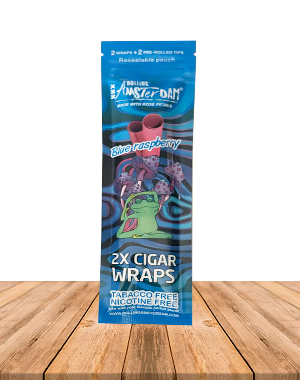 Cigar Wrap Frambuesa Azul Rolling Amsterdam 1