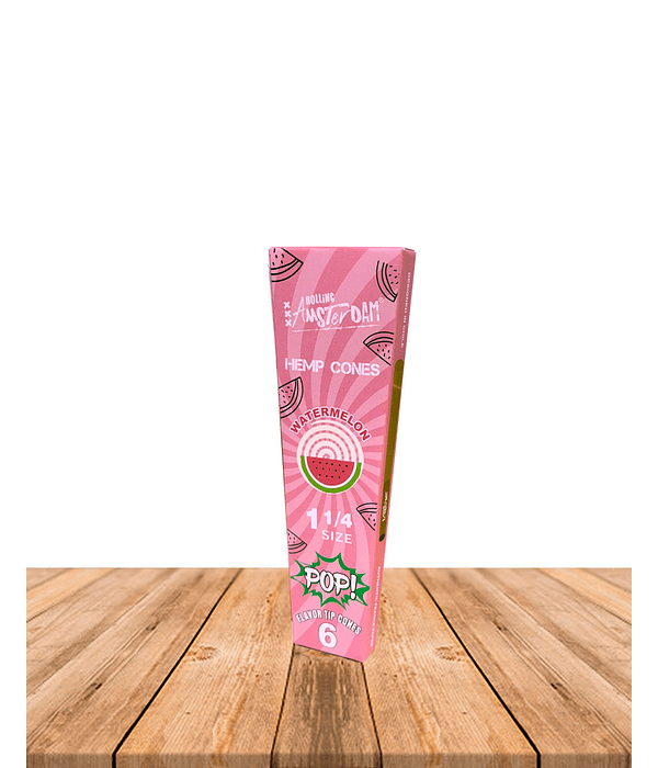 Hemp Cones POP Rolling Amsterdam Watermelon