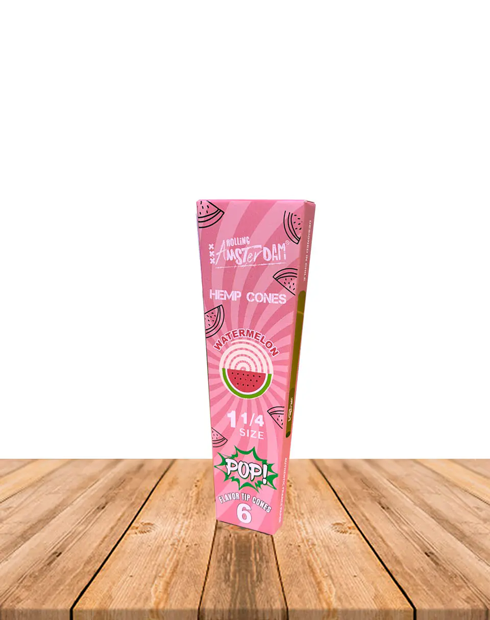 Hemp Cones POP Rolling Amsterdam Watermelon 1