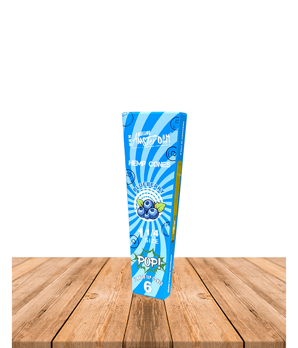 Hemp Cones POP Rolling Amsterdam Blueberry