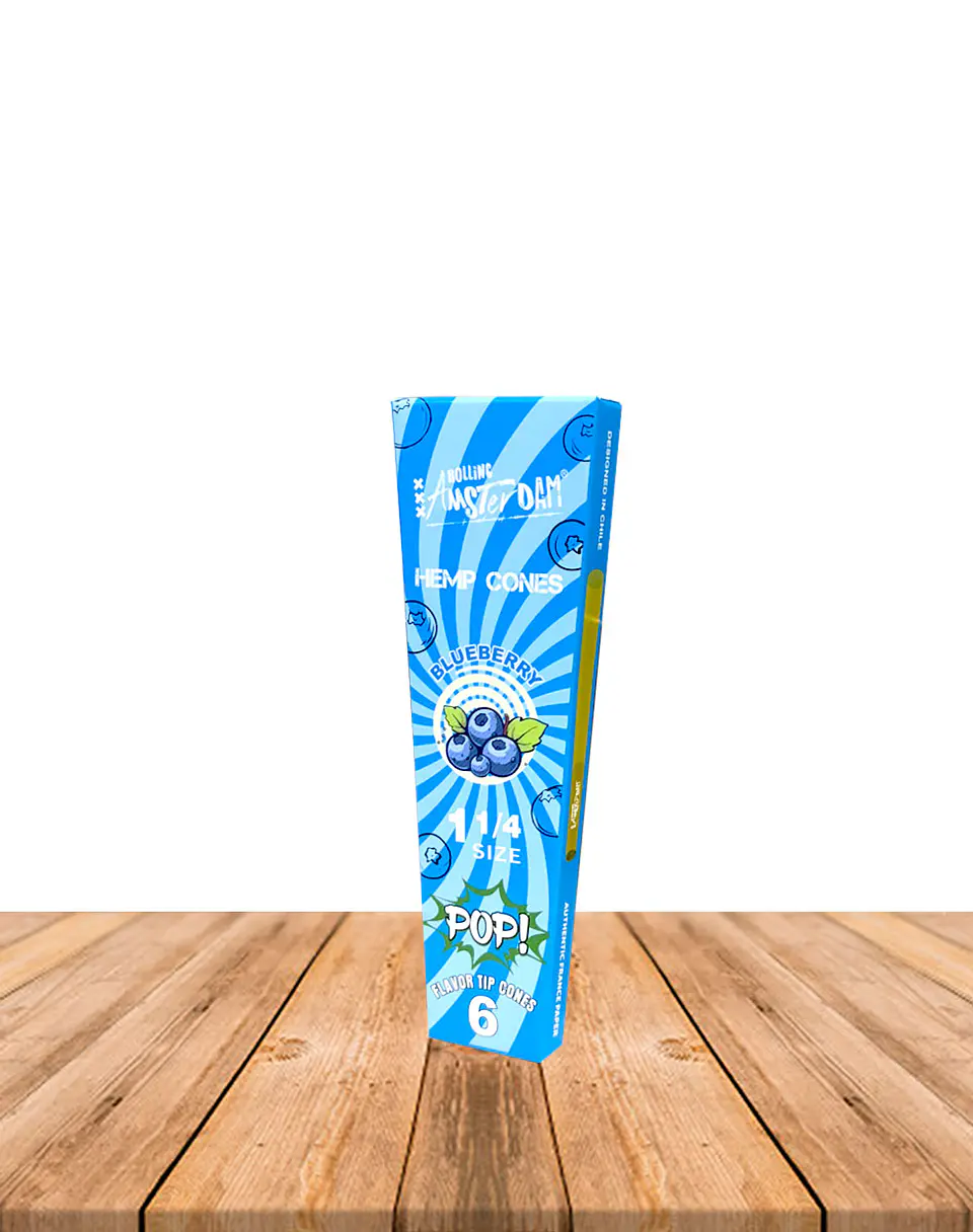 Hemp Cones POP Rolling Amsterdam Blueberry 1