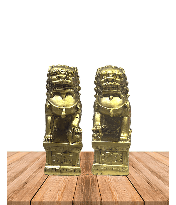 Pareja Perro Fu Grande JI25-153