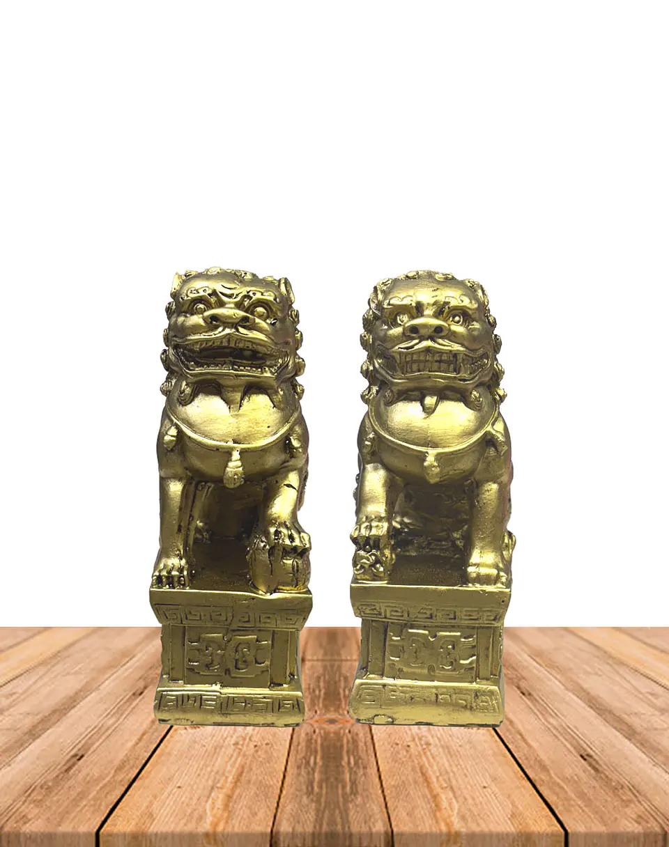 Pareja Perro Fu Grande JI25-153 1