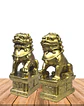 Pareja Perro Fu Grande JI25-153 - Miniatura 2