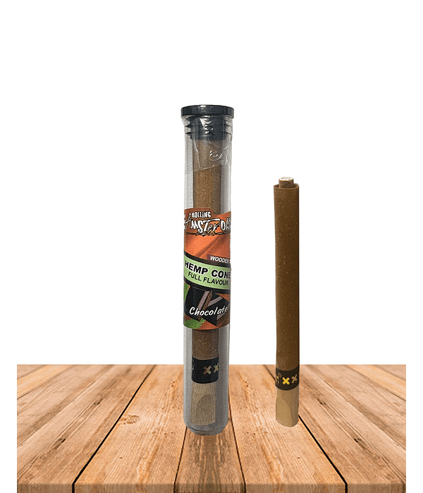 Hemp Cone Chocolate con punta de Madera